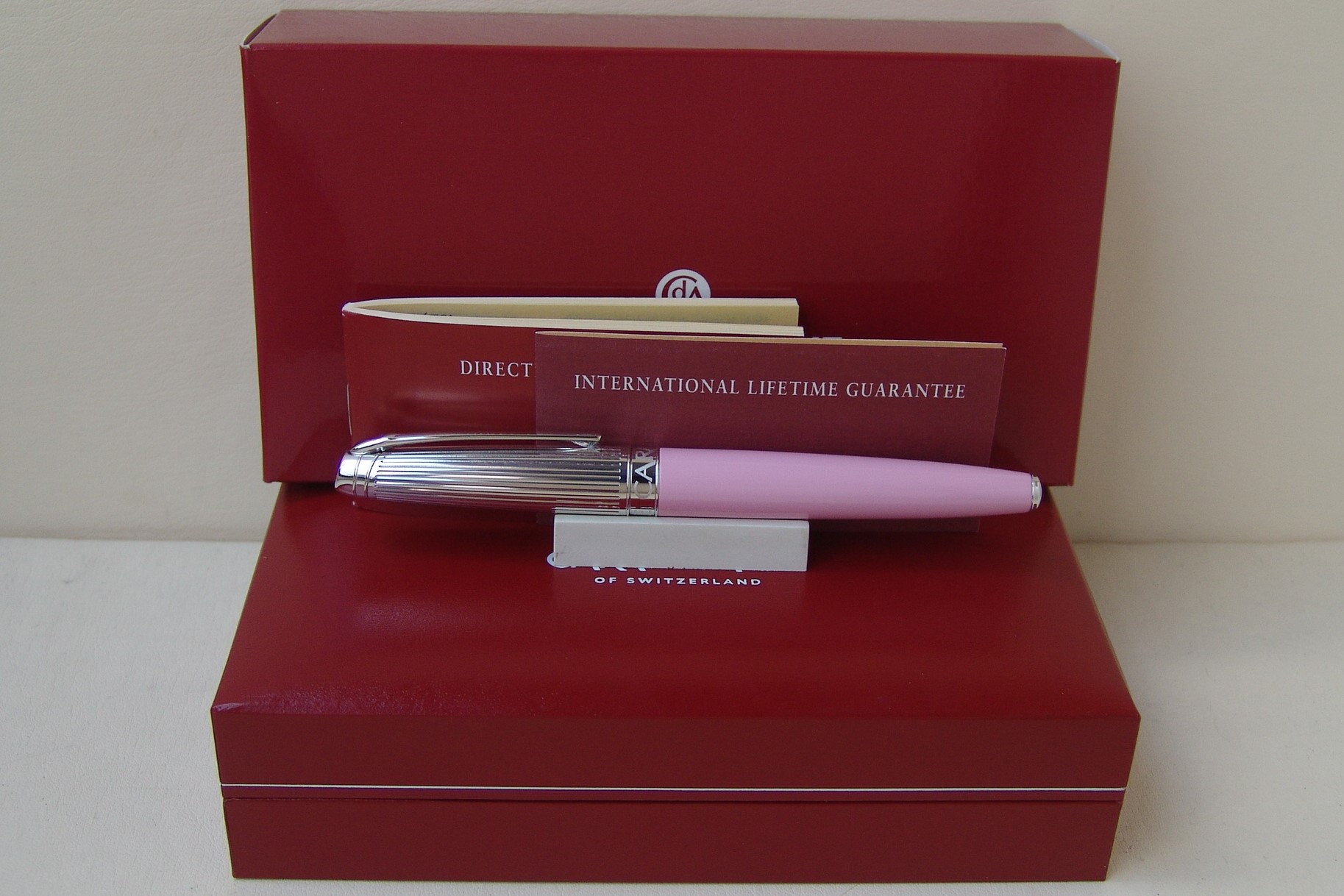 CarandacheLemanBicolourPinkRhodiumPlatedFP_B